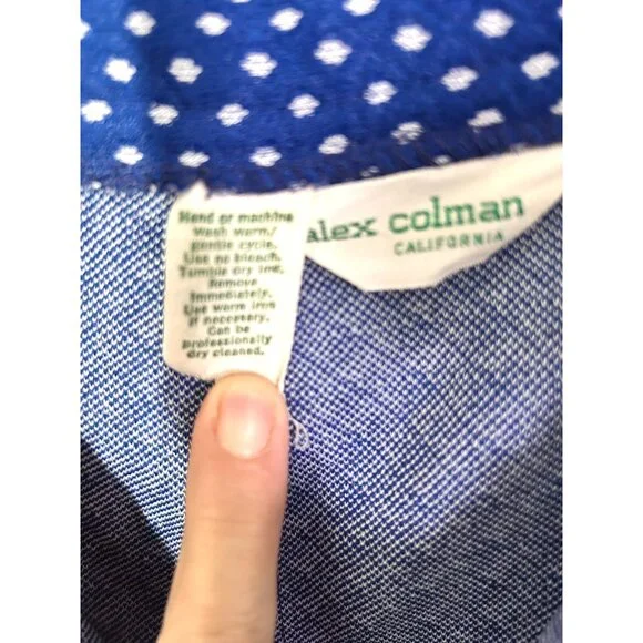 Vintage Alex Coleman 60s/70s Womens Bell Bottom Pants Flare Leg Disco Hippy Mod - Picture 7 of 7